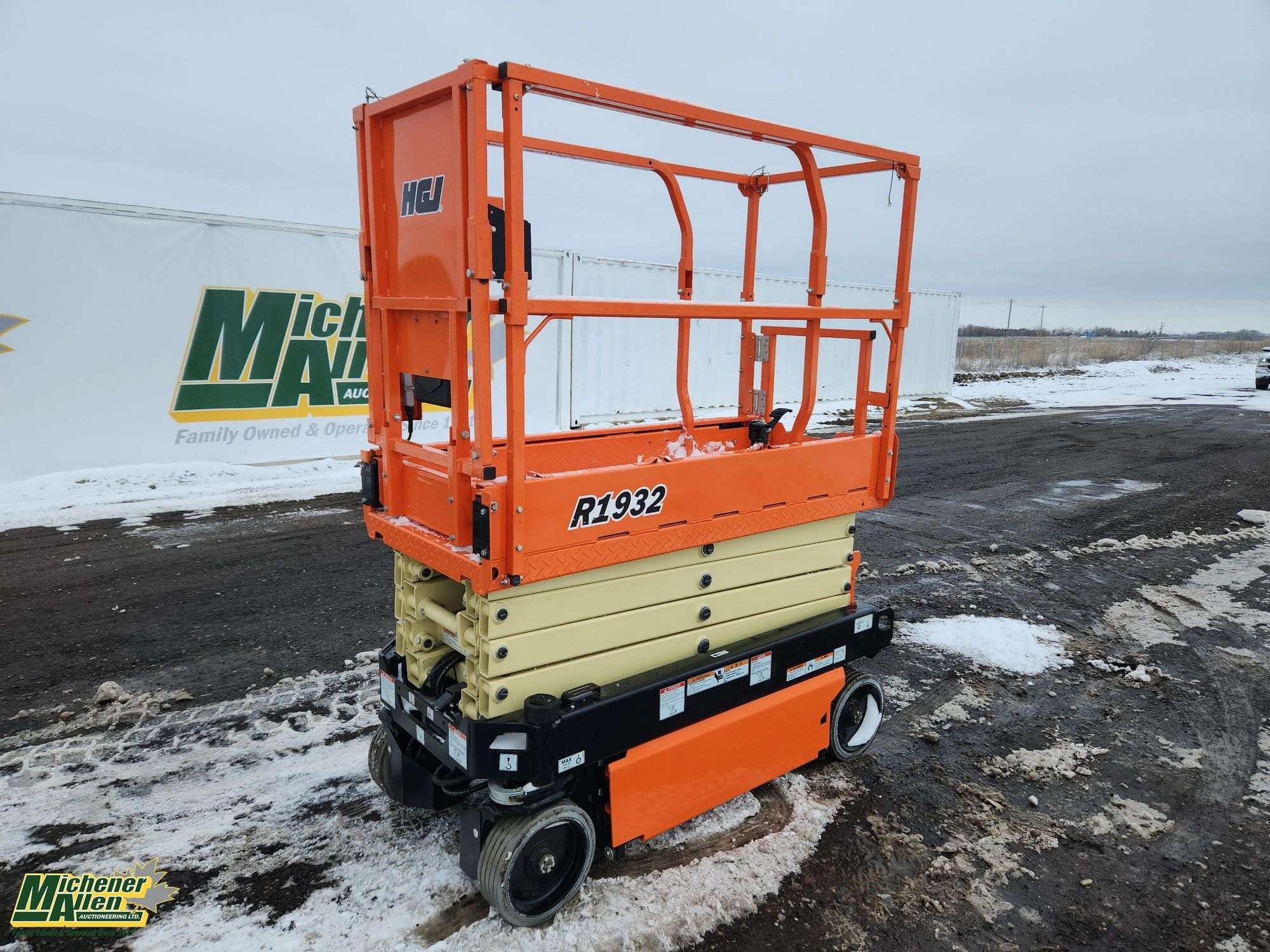 Unused 2026 HGJ R1932 500 LBS Scissor Lift - Michener Allen