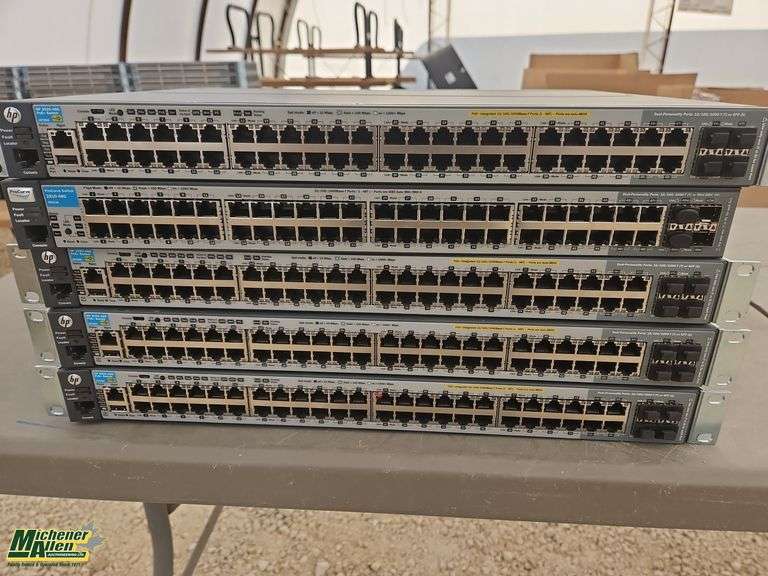 Computer R Swticxhes Lot of 5 Assorted HP Computer Switches Condition Unknown - Michener ...