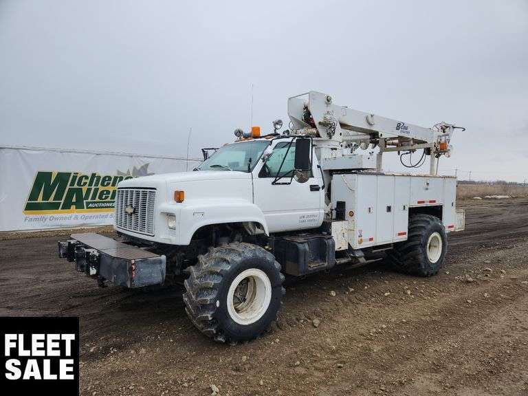 Dig Rig Chev 1996 Chevrolet Kodiak C7500 S/A Digger Derrick Truck - Michener Allen ...