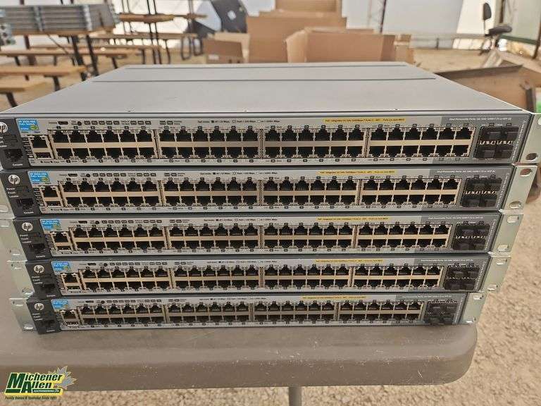 Computer R Swticxhes Lot of 5 Assorted HP Computer Switches Condition Unknown - Michener ...