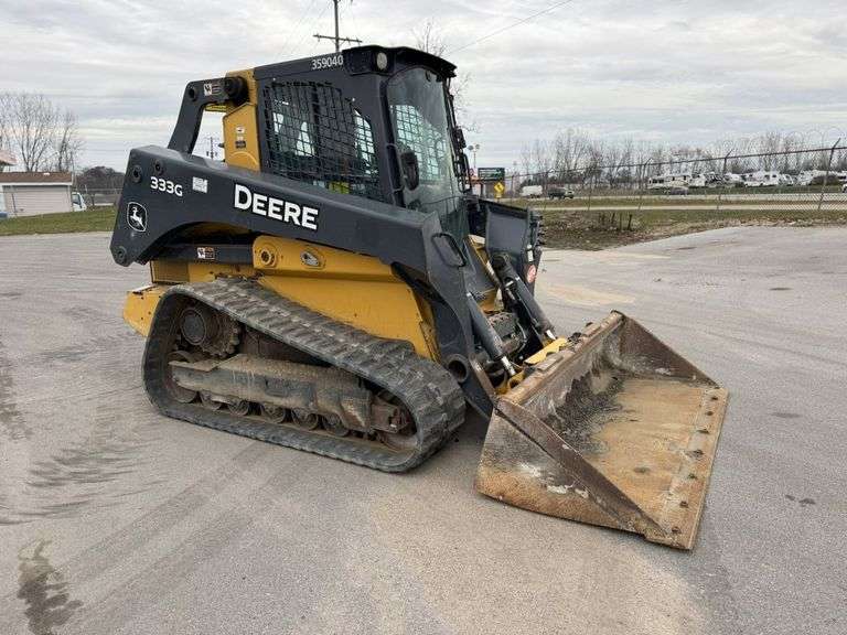 2020 JOHN DEERE 333G TRACK MACHINE SKIDSTEER