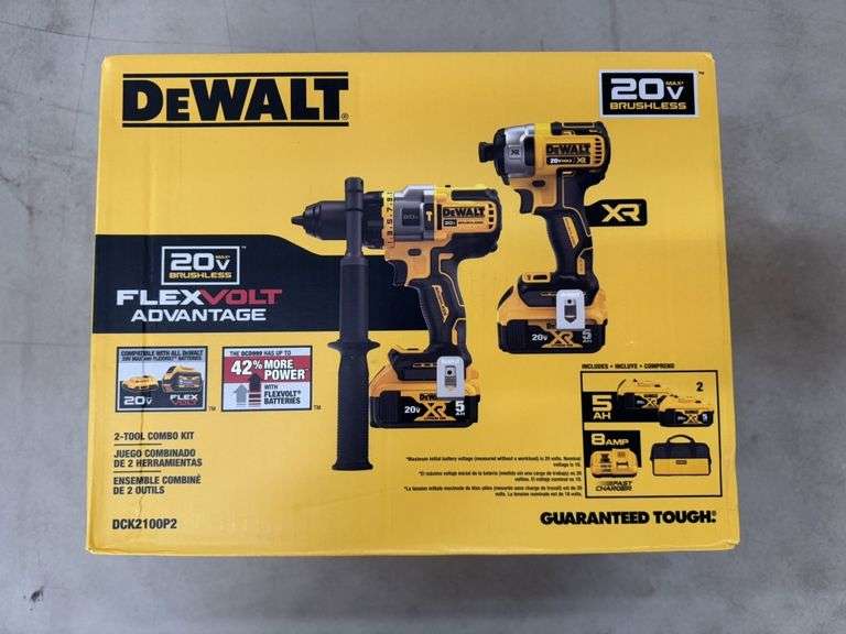 DEWALT 20V HAMMER DRILL & IMPACT COMBO