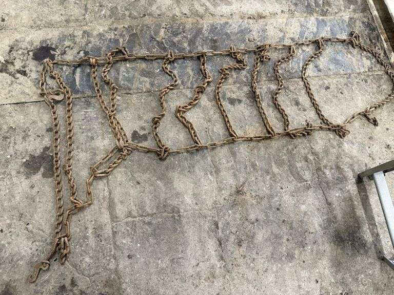 Tire chains, 16.9x34