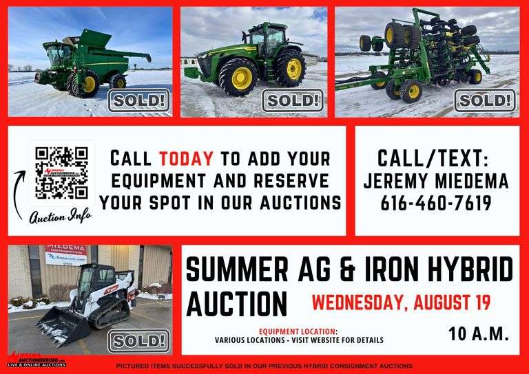 Ag & Iron Hybrid Summer Auction