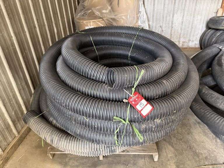 Rolls of drain tile