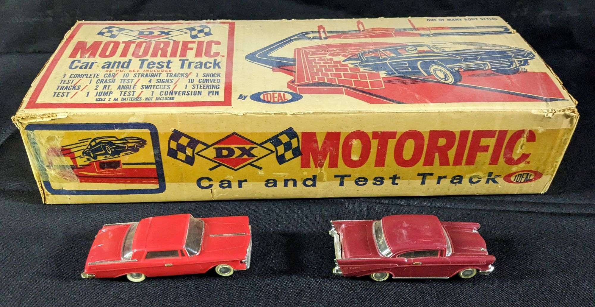 IDEAL MOTORIFIC SLOT CAR SET DX GASOLINE - Millers Auction Co.