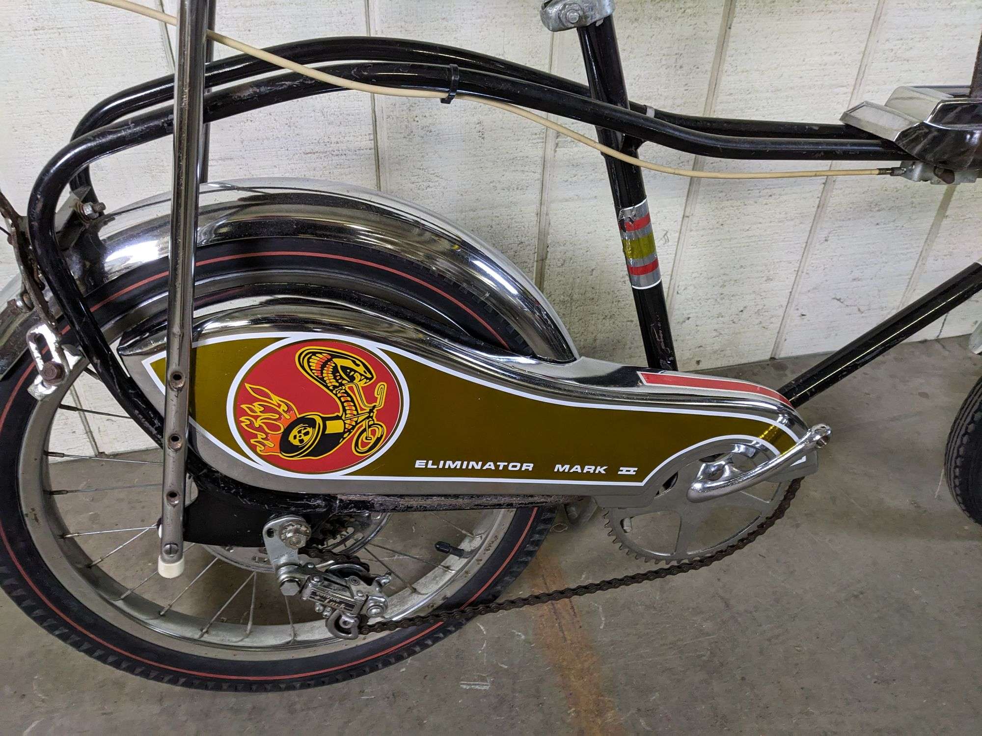 DMC HAWK acute ② 1969 MURRAY ELIMINATOR MARK II 5 SPEED BLACK MUSCLE BIKE