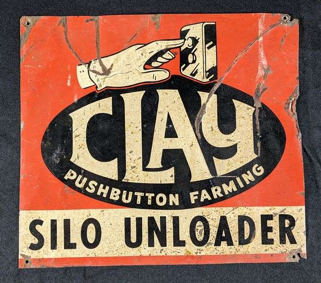 TIN SIGN CLAY SILO UNLOADER