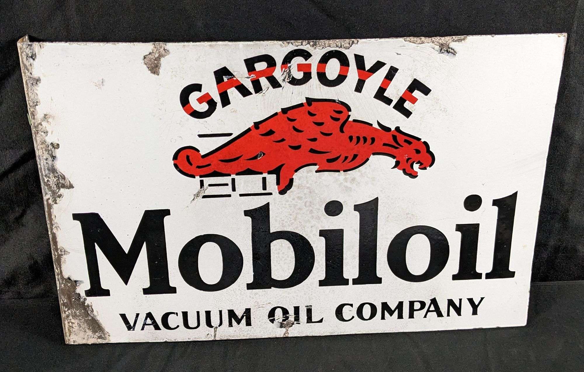 Mobile oil Gargoyle ヴィンテージ　看板 Mobile oil Gargoyle ヴィンテージ 看板 アメリカン ステッカー 素材