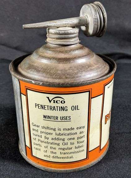 PINT VICO PENETRATING OIL CAN UTAH OIL REFINING CO SALT LAKE CITY