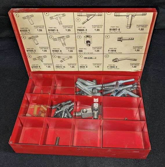 3 METAL GENUINE TRICO WIPER PARTS CABINETS