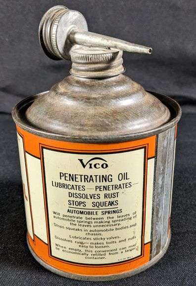 PINT VICO PENETRATING OIL CAN UTAH OIL REFINING CO SALT LAKE CITY