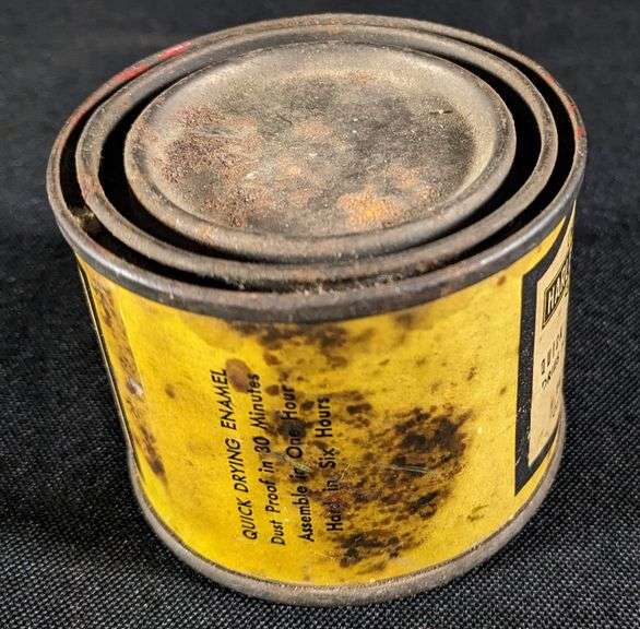 1/4 PINT HARLEY DAVIDSON MOTORCYCLE FLIGHT RED PAINT CAN