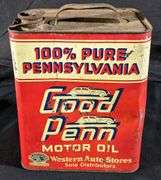 2 GAL OIL CAN GOOD PENN WESTERN AUTO STORES