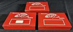 3 METAL GENUINE TRICO WIPER PARTS CABINETS