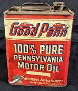 2 GAL OIL CAN GOOD PENN WESTERN AUTO STORES