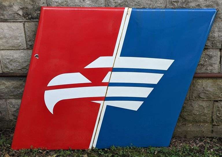 UNUSUAL PORCELAIN SIGN GOOD YEAR EAGLE GT TIRES