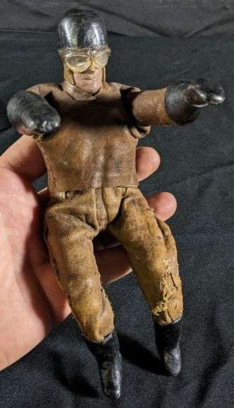 FOLK ART MOTORCYCLE RIDER TOY