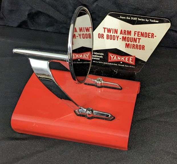 YANKEE TWIN ARM FENDER OR BODY MOUNT MIRROR DISPLAY SIGN