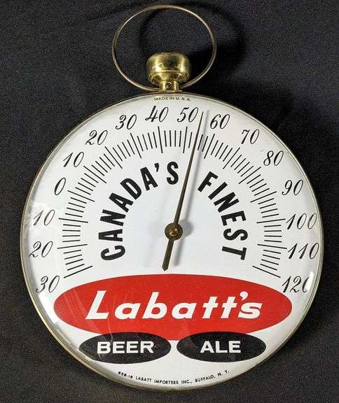 CANADAS FINEST LABATT'S BEER & ALE THERMOMETER