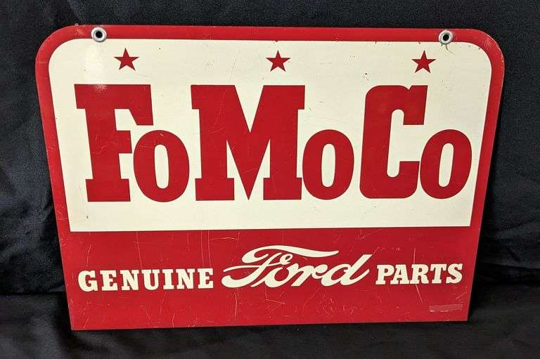 TIN SIGN FOMOCO FORD GENUINE PARTS