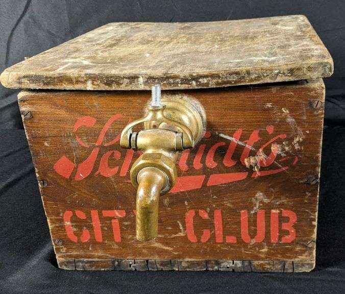 SCHMIDTS CITY CLUB BEER KEG TAPPER