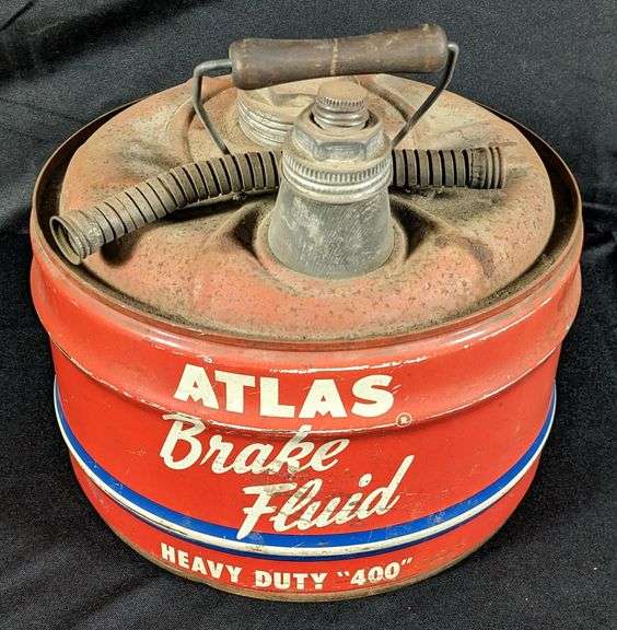 2.5 GAL ATLAS BRAKE FLUID OIL CAN