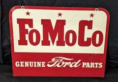 TIN SIGN FOMOCO FORD GENUINE PARTS