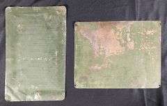 2 TIN SIGNS STANDARD OIL COMPANY
