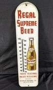 PEOPLES BREWING DULUTH MINNESOTA REGAL SUPREME BEER THERMOMETER