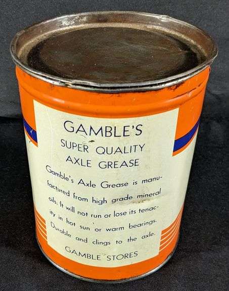 5# GAMBLES STORES GREASE CAN (MINNESOTA)