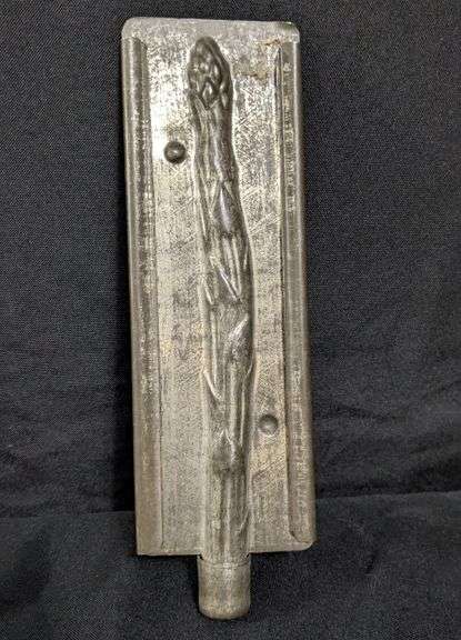 ANTIQUE CHOCOLATE MOLD ASPARAGUS