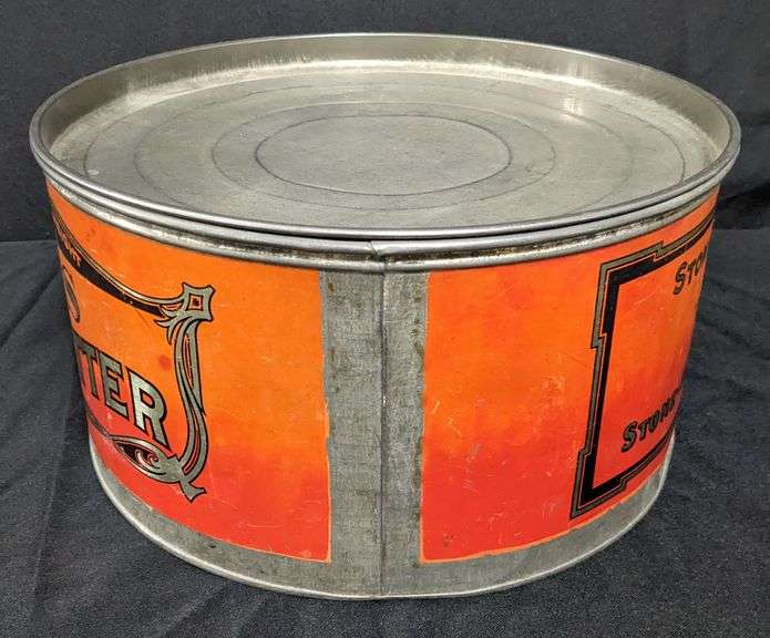 25# TIN BIN STONE'S PEANUT BUTTER STONE ORDEAN WELLS CO DULUTH MINNESOTA