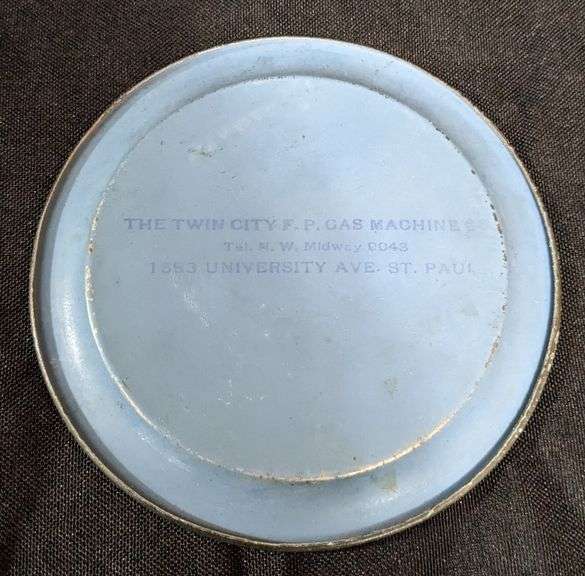 TIN TIP TRAY THE INCANDESCENT LIGHT & STOVE CO CINCINATTI OHIO