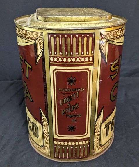 COUNTRY STORE TIN BIN SWEET CUBA TOBACCO