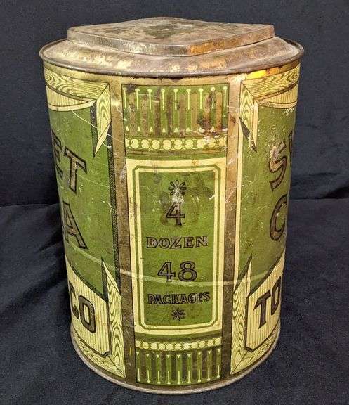 COUNTRY STORE TIN BIN SWEET CUBA TOBACCO