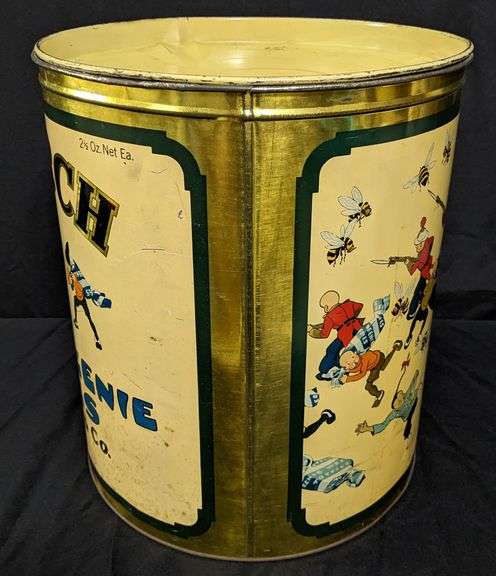 COUNTRY STORE SIZE TIN BIN MONARCH TEENIE WEENIE TOFFIES REID MURDOCH CHICAGO IL