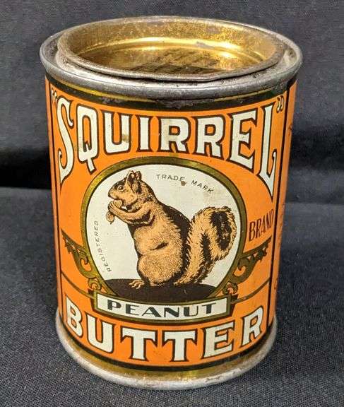13 OZ TIN CAN SQUIRREL PEANUT BUTTER VANCOUVER BC CANADA