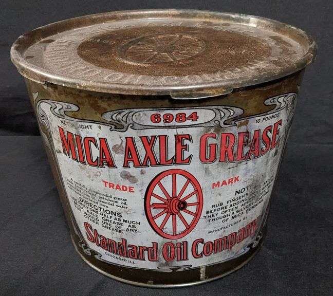 10# TIN CAN STANDARD OIL CO MICA AXLE GREASE