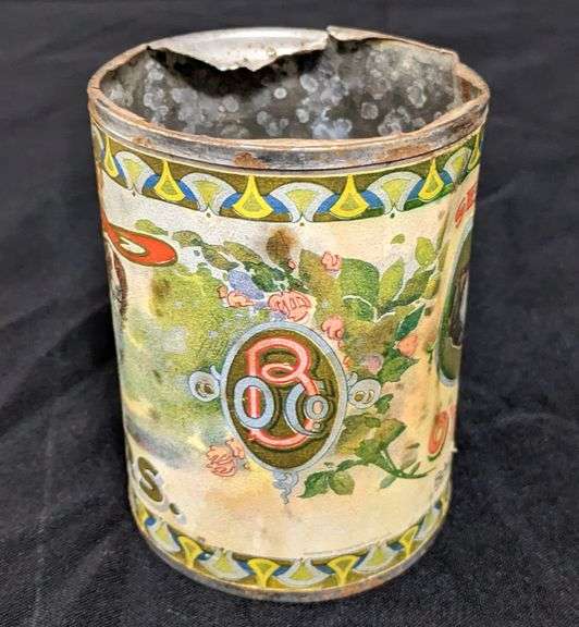 PAPER LABEL TIN CAN SETTER BRAND OYSTERS BALTIMORE OYSTER CO