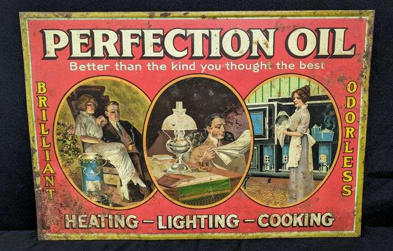 TIN SIGN PERFECTION OIL