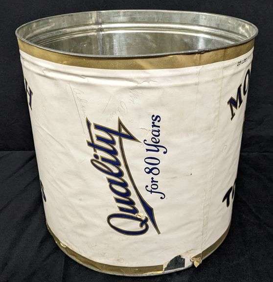25# PAPER LABEL CANDY TIN BIN MONARCH TOFFEE REID MURDOCH CHICAGO ILLINOIS