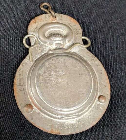 ANTIQUE CHOCOLATE MOLD POCKET WATCH ANTON REICHE DRESDEN