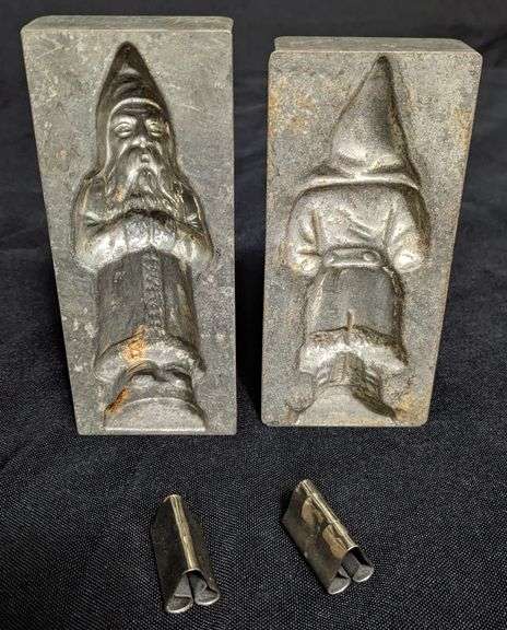 ANTIQUE CHOCOLATE MOLD CHRISTMAS SANTA CLAUS SAINT NICK ANTON REICHE DRESDEN