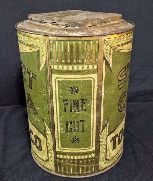 COUNTRY STORE TIN BIN SWEET CUBA TOBACCO