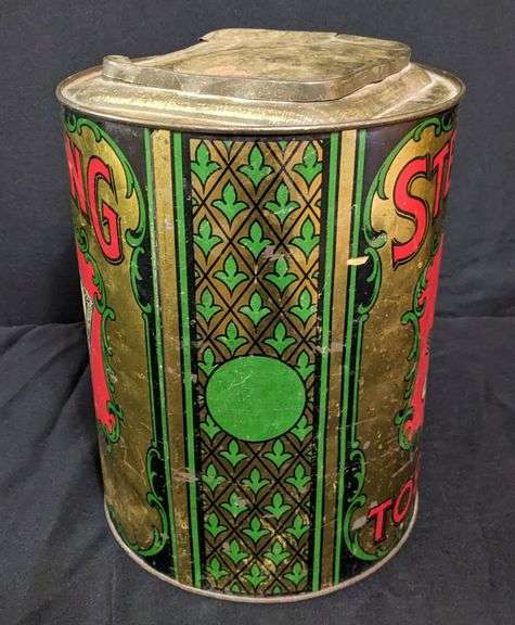 COUNTRY STORE TIN BIN STERLING TOBACCO