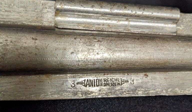 ANTIQUE CHOCOLATE MOLD BACKSMITH FERRIER HAMMER ANTON REICHE DRESDEN