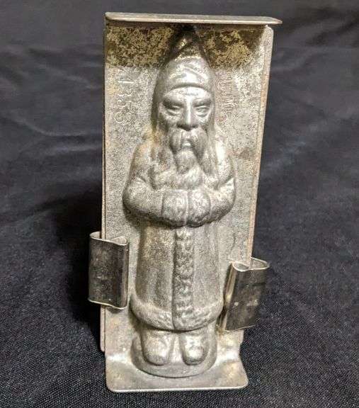 ANTIQUE CHOCOLATE MOLD CHRISTMAS SANTA CLAUS SAINT NICK ANTON REICHE DRESDEN