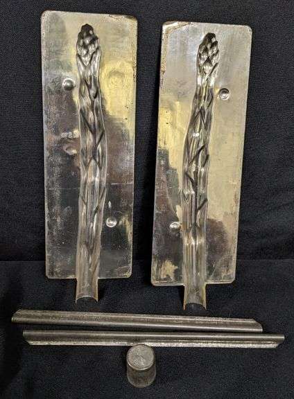 ANTIQUE CHOCOLATE MOLD ASPARAGUS