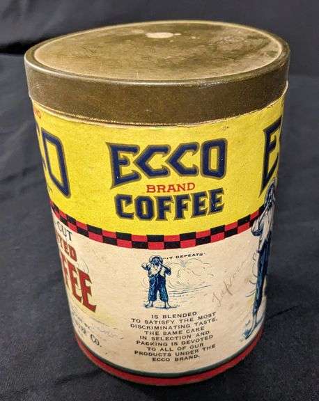 1# CARDBOARD CAN ECCO COFFEE EAU CLAIRE WISCONSIN